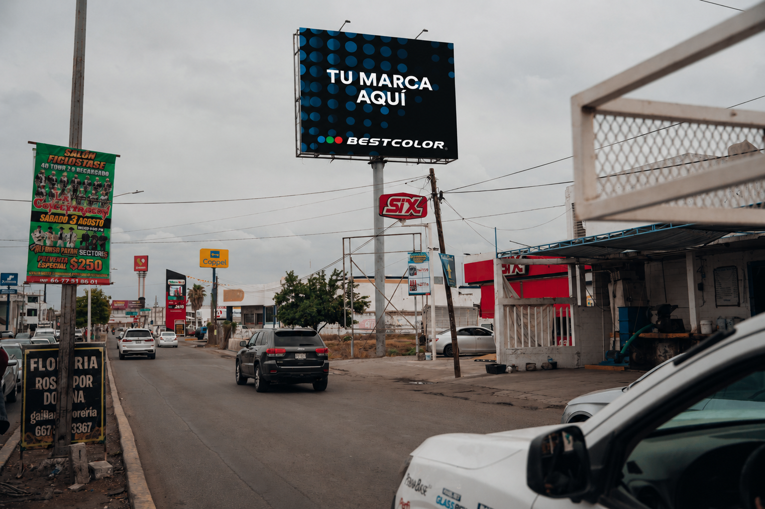 Espectacular unipolar — Culiacán · Blvd. Universitarios — BESTCOLOR